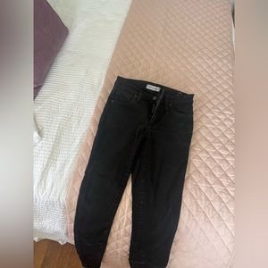 Madewell black skinny jeans. Size 25